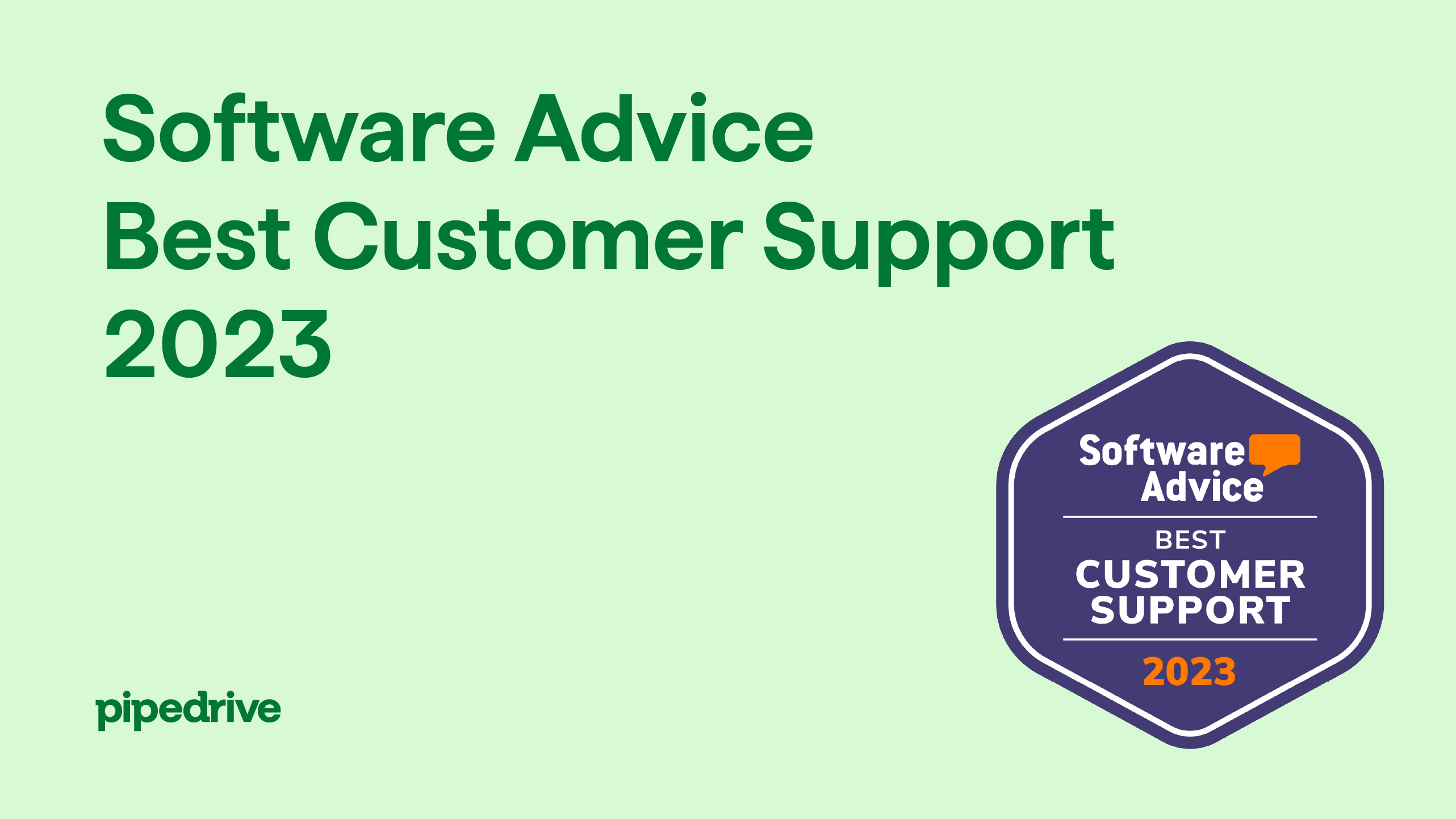 Pipedrive Support team recognized as one of the top performers in the ...