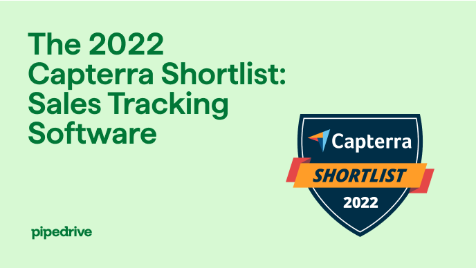 Pipedrive included in the Capterra Shortlist for best Sales Tracking ...