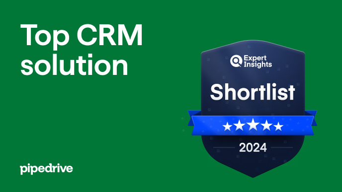 Pipedrive recognized as a top solution in Expert Insights shortlist for ...