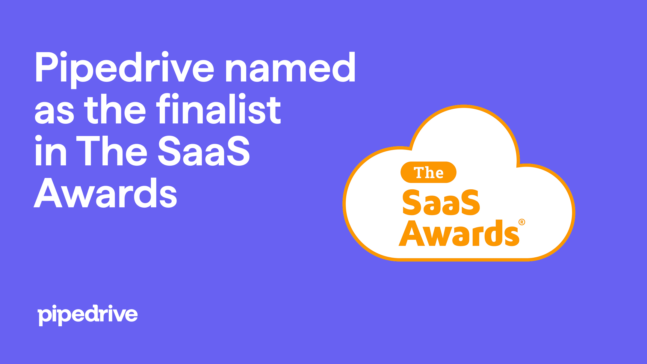Pipedrive named finalist at the SaaS Awards for Best SaaS Product for ...