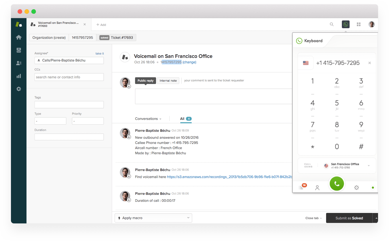 aircall pipedrive