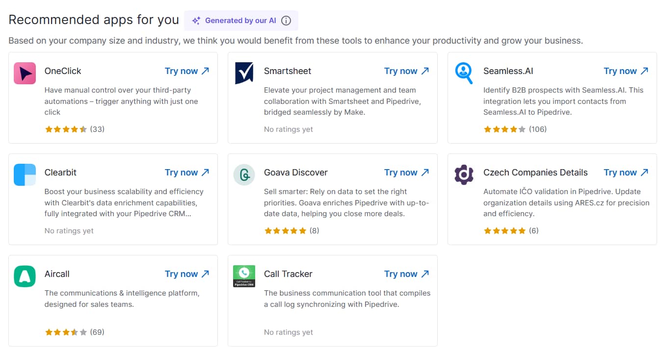 AI business assistant Pipedrive deal summary