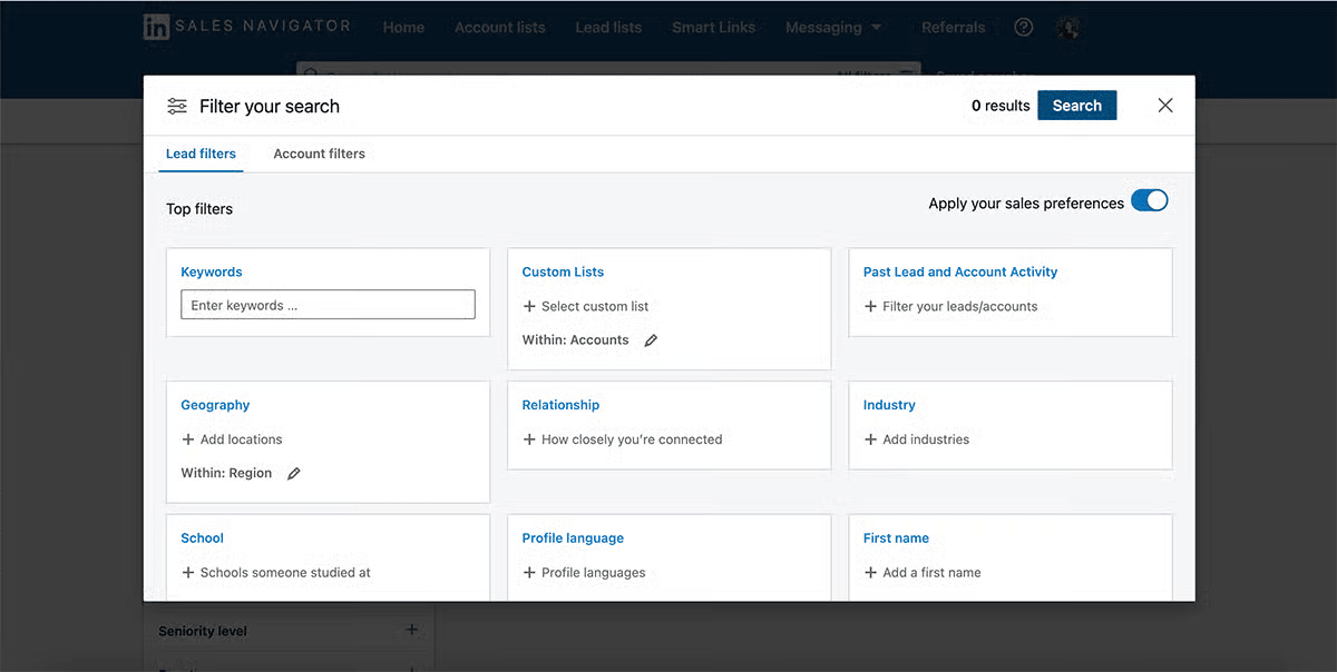 AI prospecting tools LinkedIn Sales Navigator