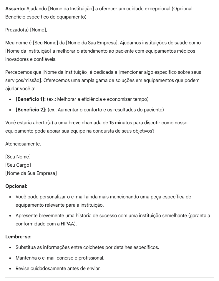 AI vs. IA email template