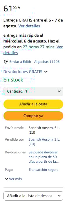 Amazon CTA ES