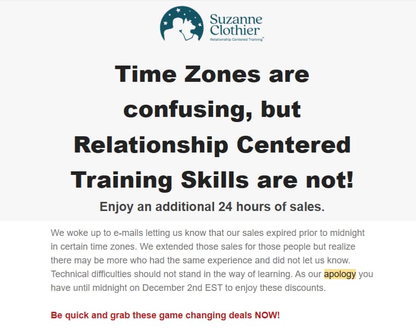 Apology email to customers Pipedrive incorrect information