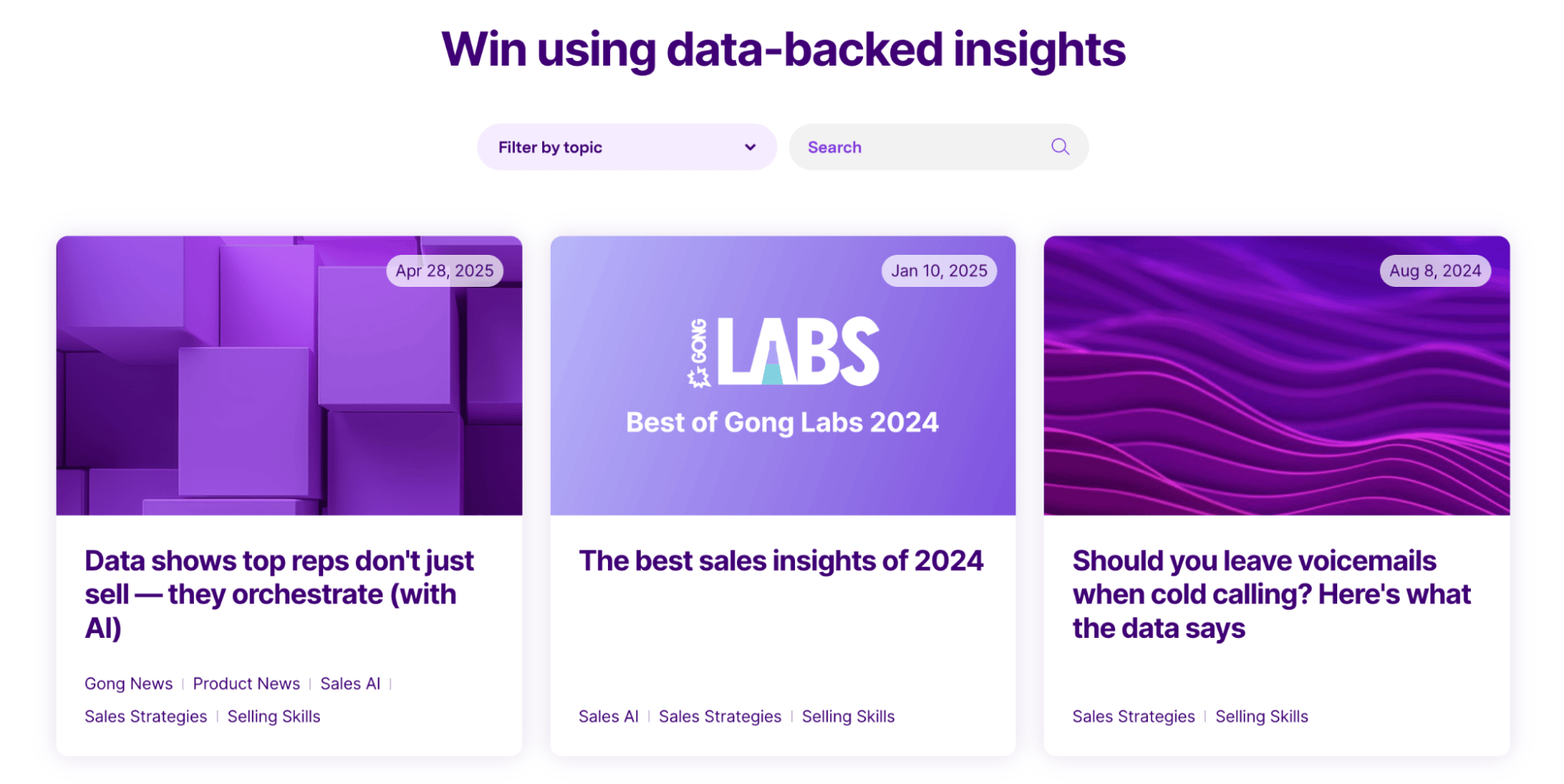 Attraction marketing Gong Labs