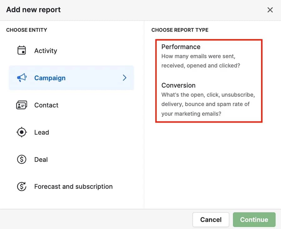 B2B Partners Pipedrive Campaign reports