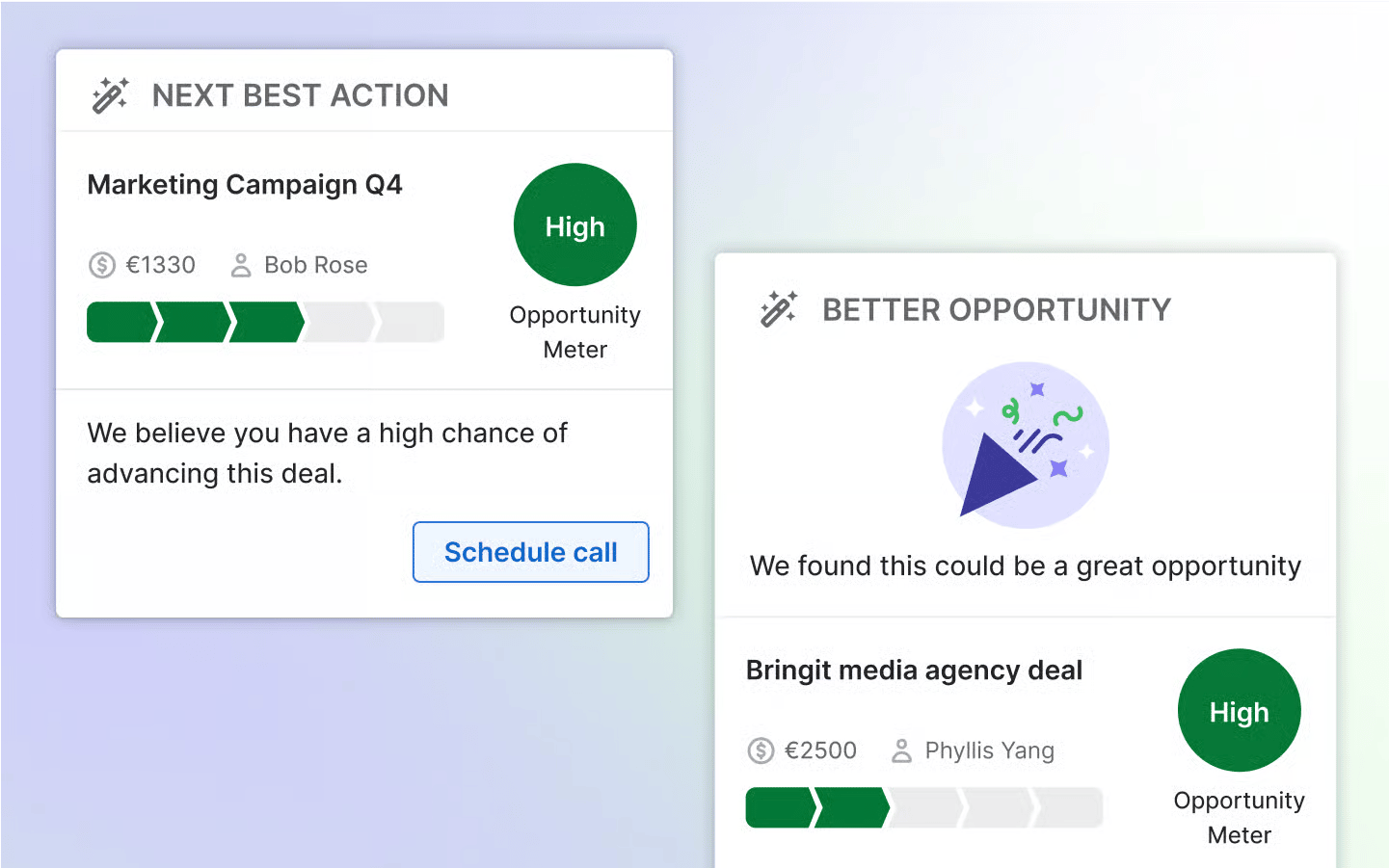 B2B lead generation software Pipedrive Notifications