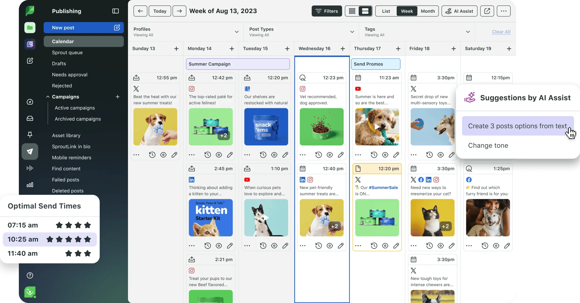 Best customer loyalty software Sprout Social
