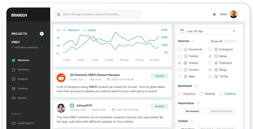 Best sales engagement platform Brand24