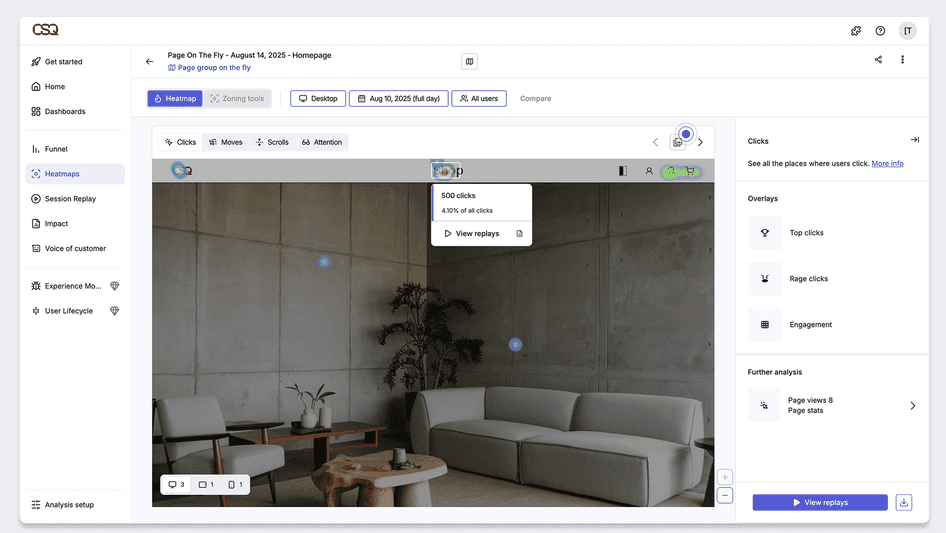 Best sales engagement platform Hotjar