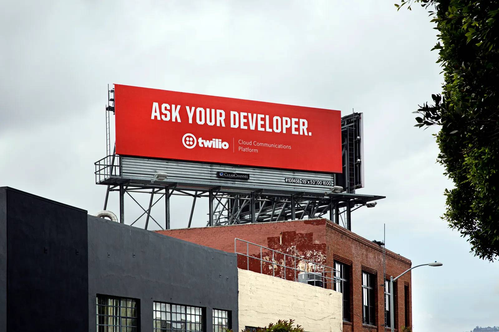 Billboard advertising Twilio billboard example