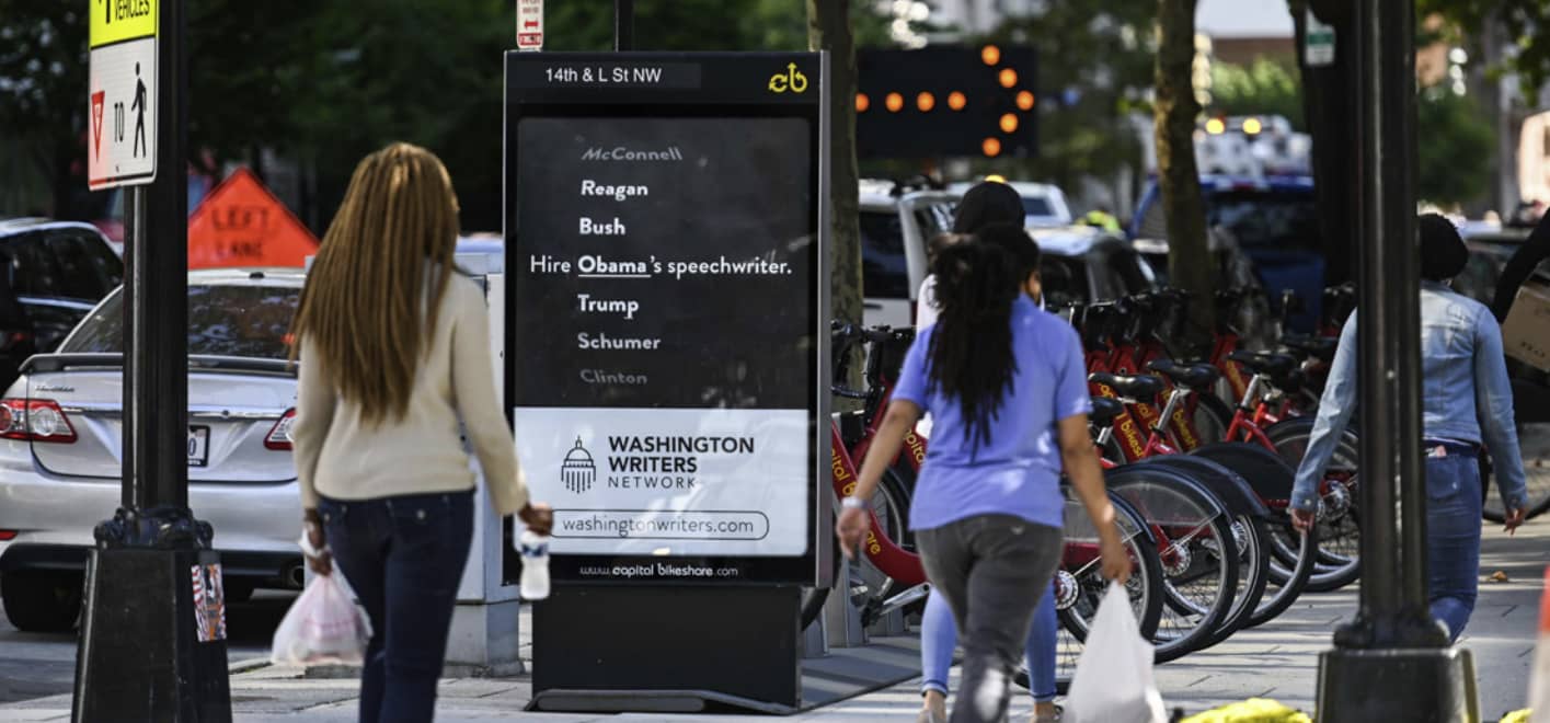  Billboard advertising Washington Writers Network
