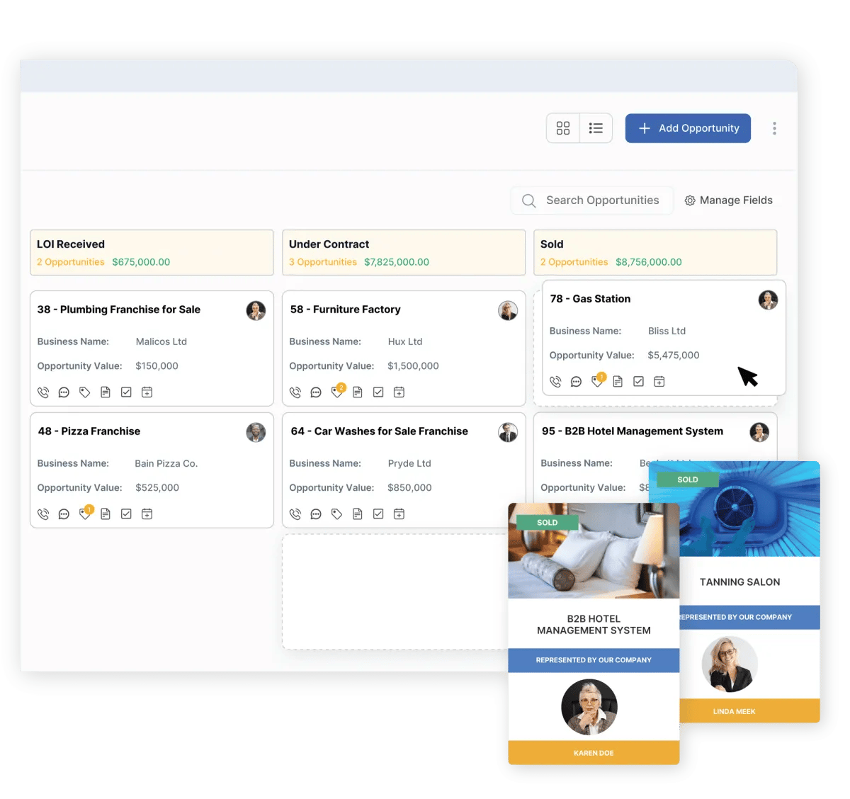 Business Broker CRM Pipedrive Deal Studio