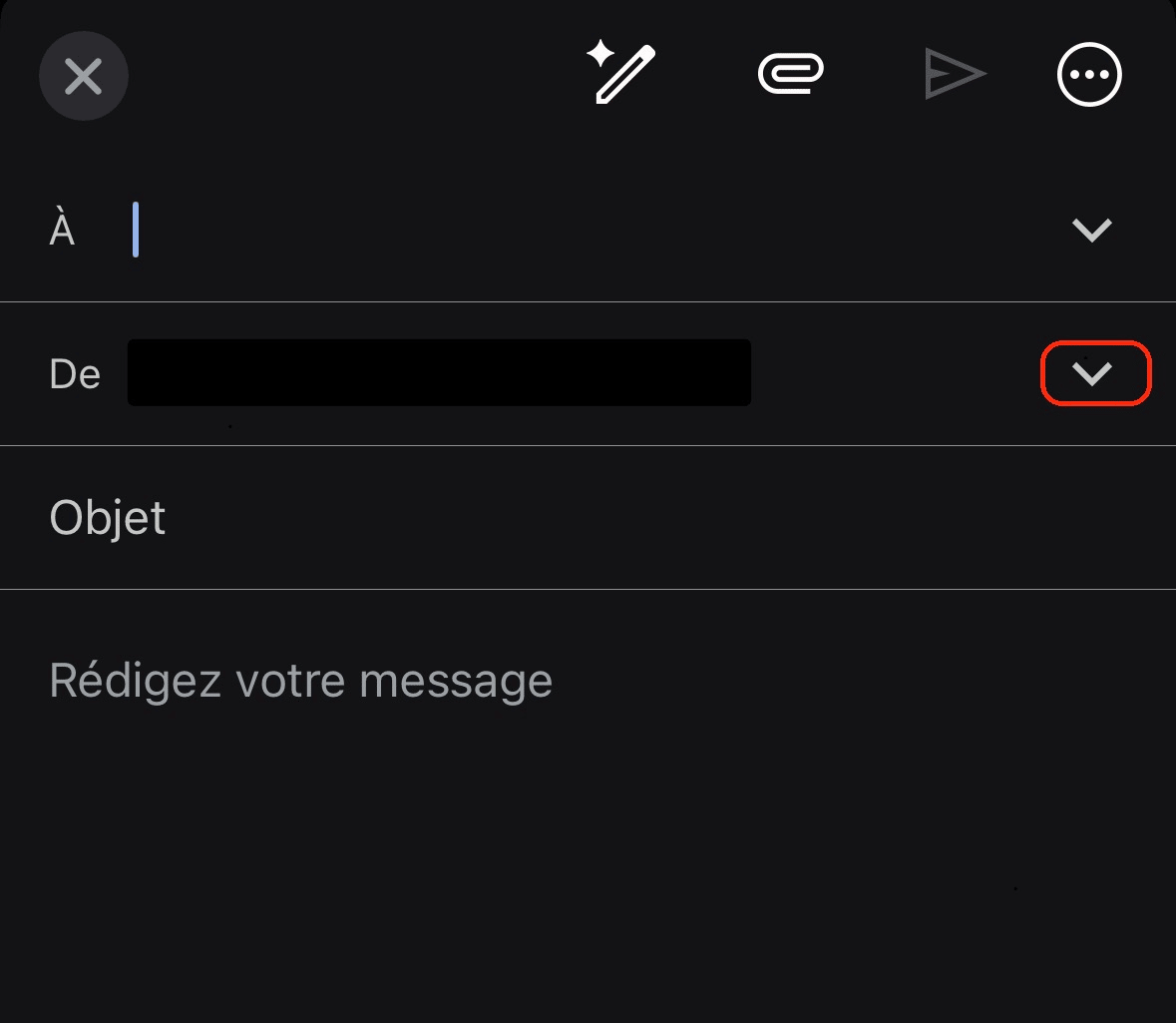 CCI Email l'application Mobile