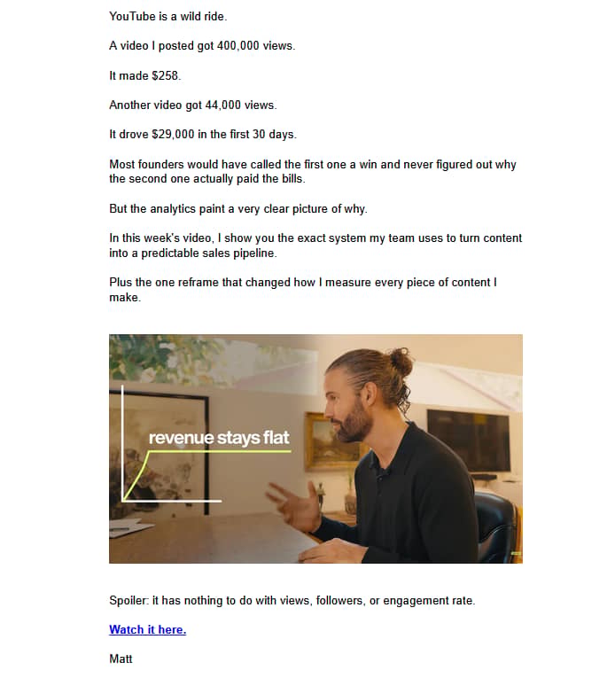 CRM and email marketing bad outreach email