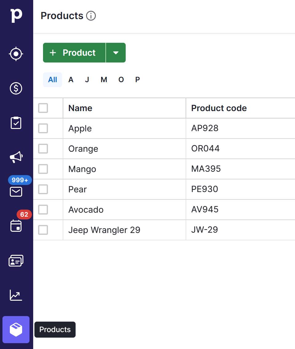 CRM in supply chain management Pipedrive Product details