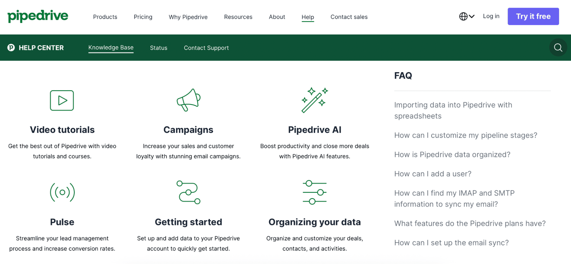CRM reseller Pipedrive Knowledge Base
