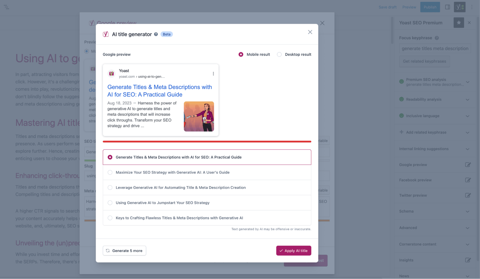  CRM vs. CMS Pipedrive Yoast WordPress plugin