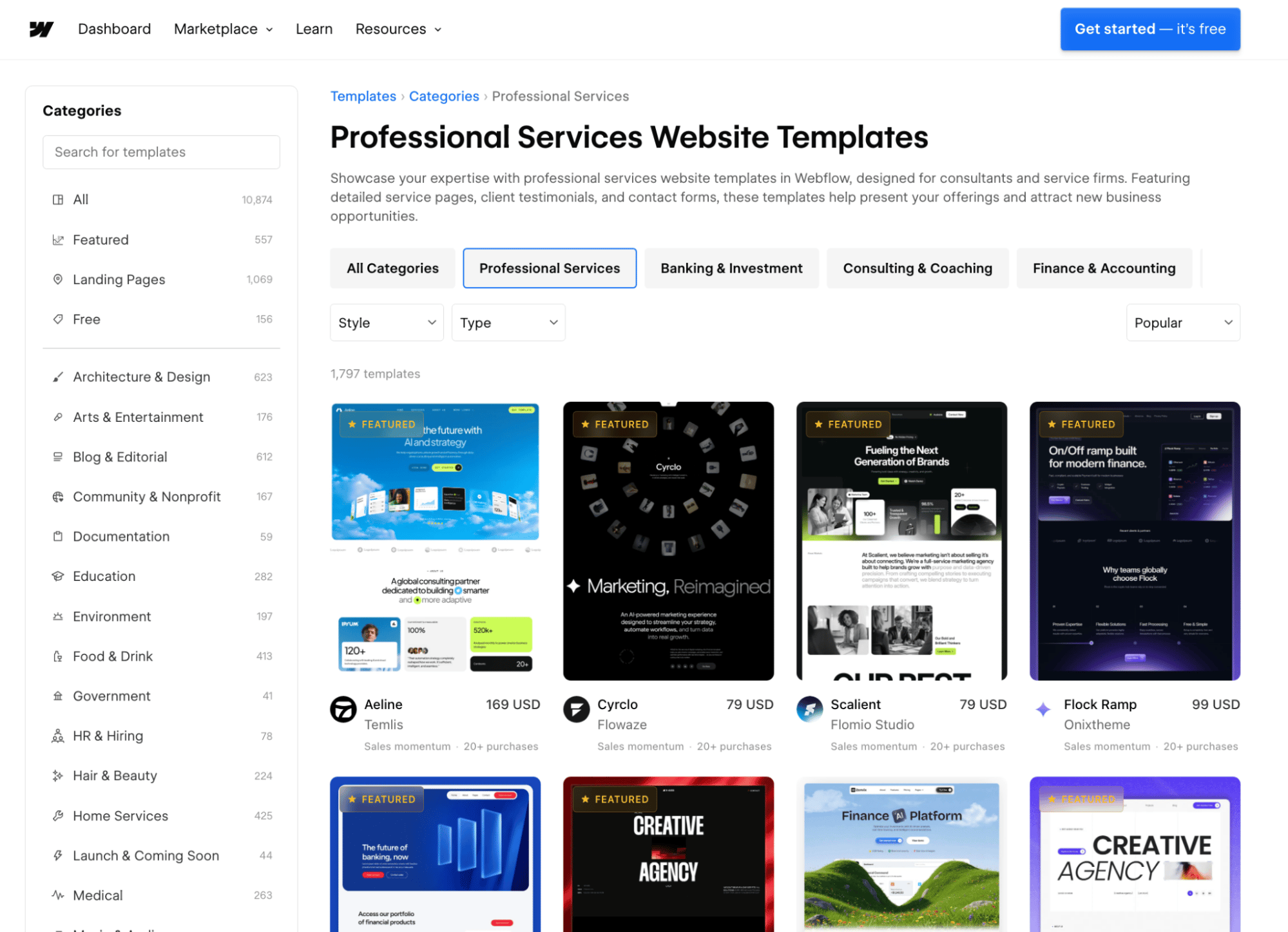  CRM vs. CMS Webflow templates