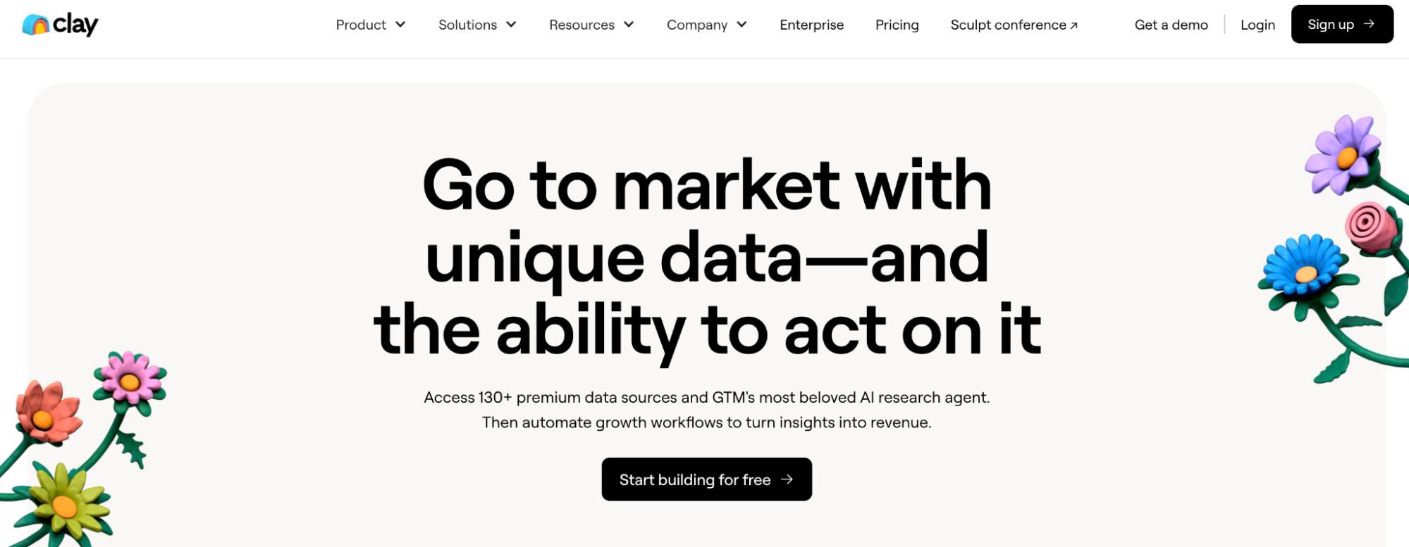 Clay Datenanreicherung und Outbounding Tool für AI Business Development