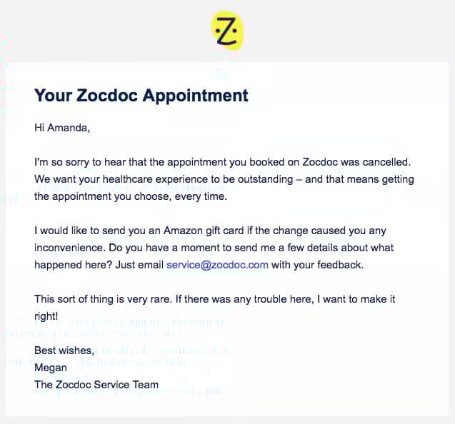 Conflict resolution skills apology email