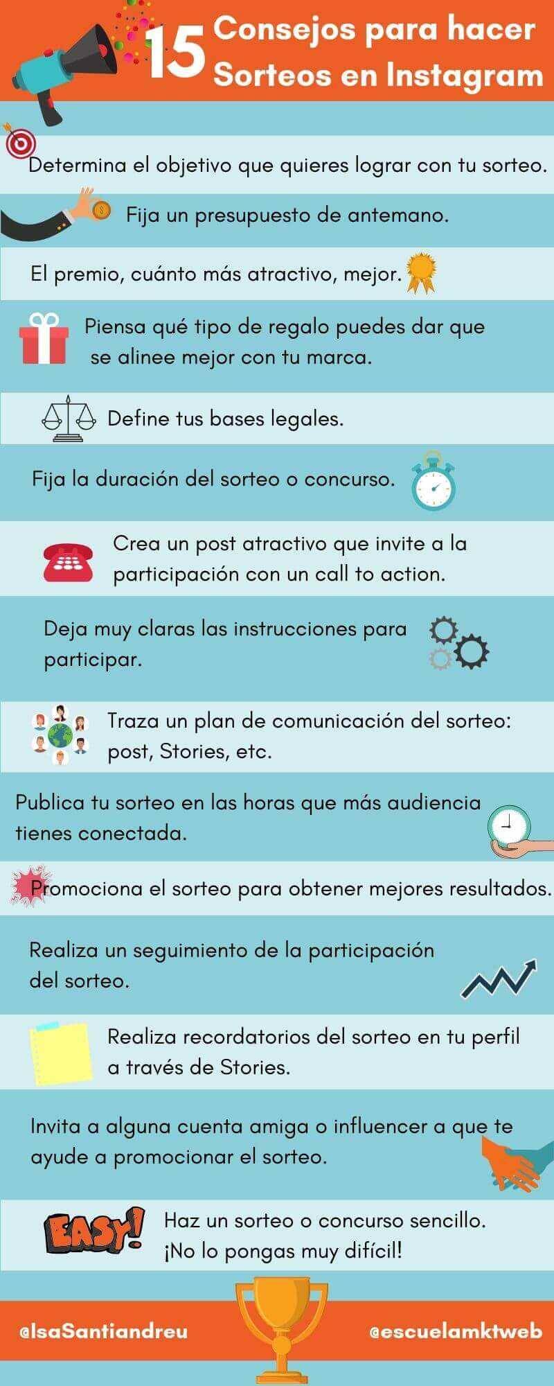 Consejos para hacer sorteos en Instagram