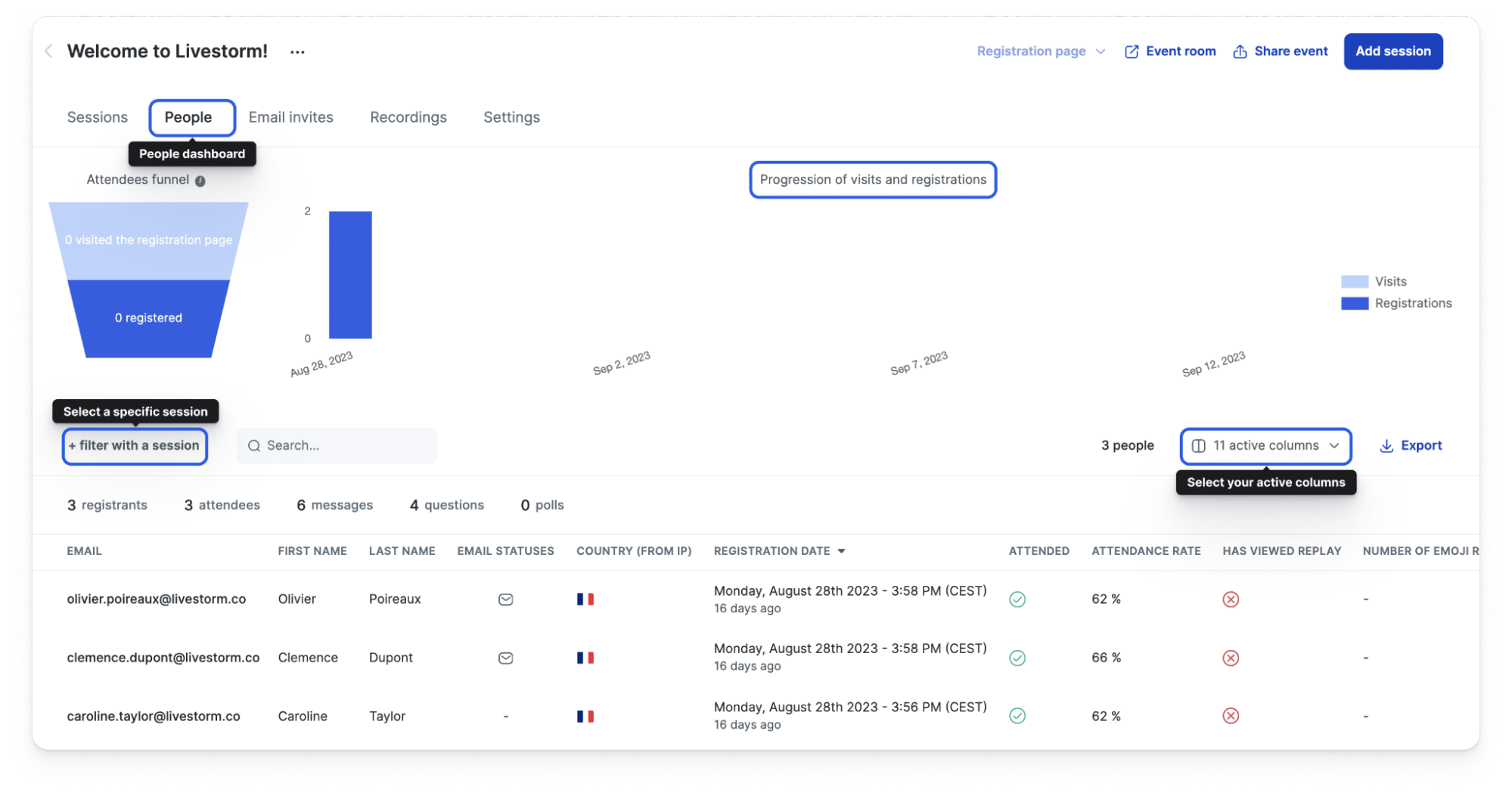 Customer acquisition solutions Livestorm webinar