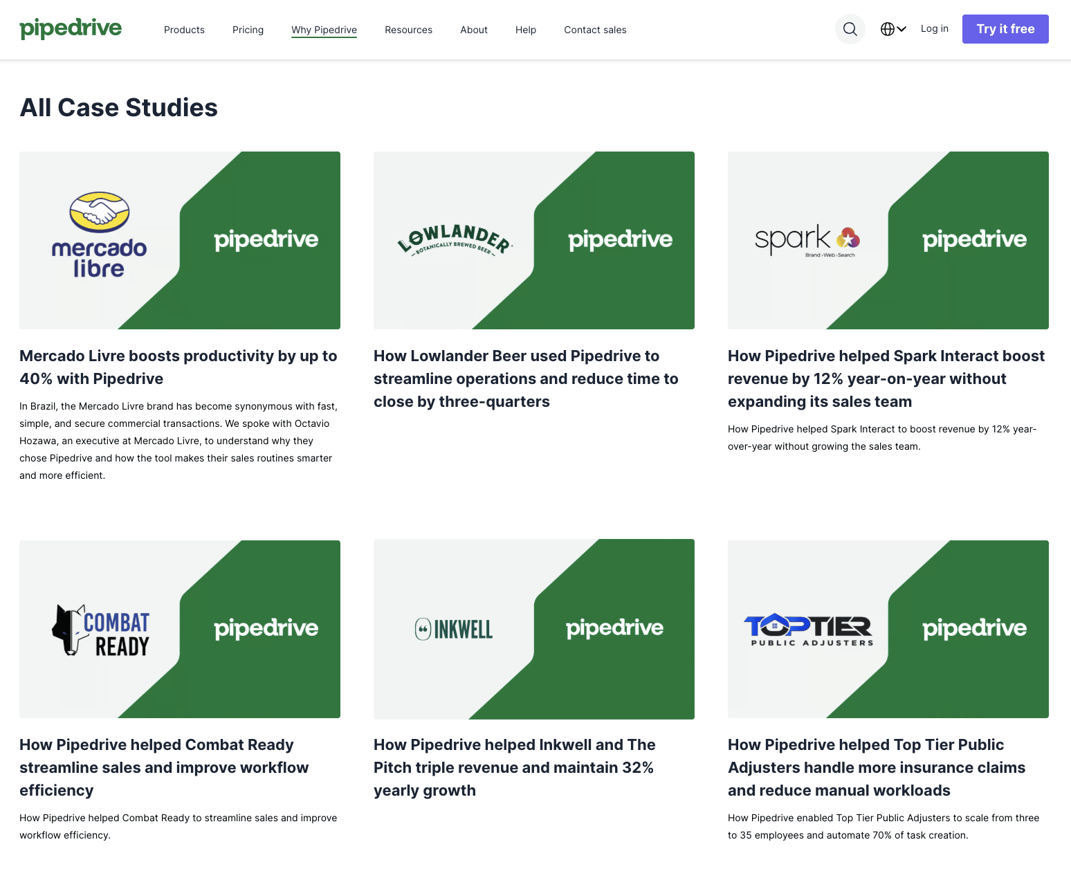 Customer stories Pipedrive case studies