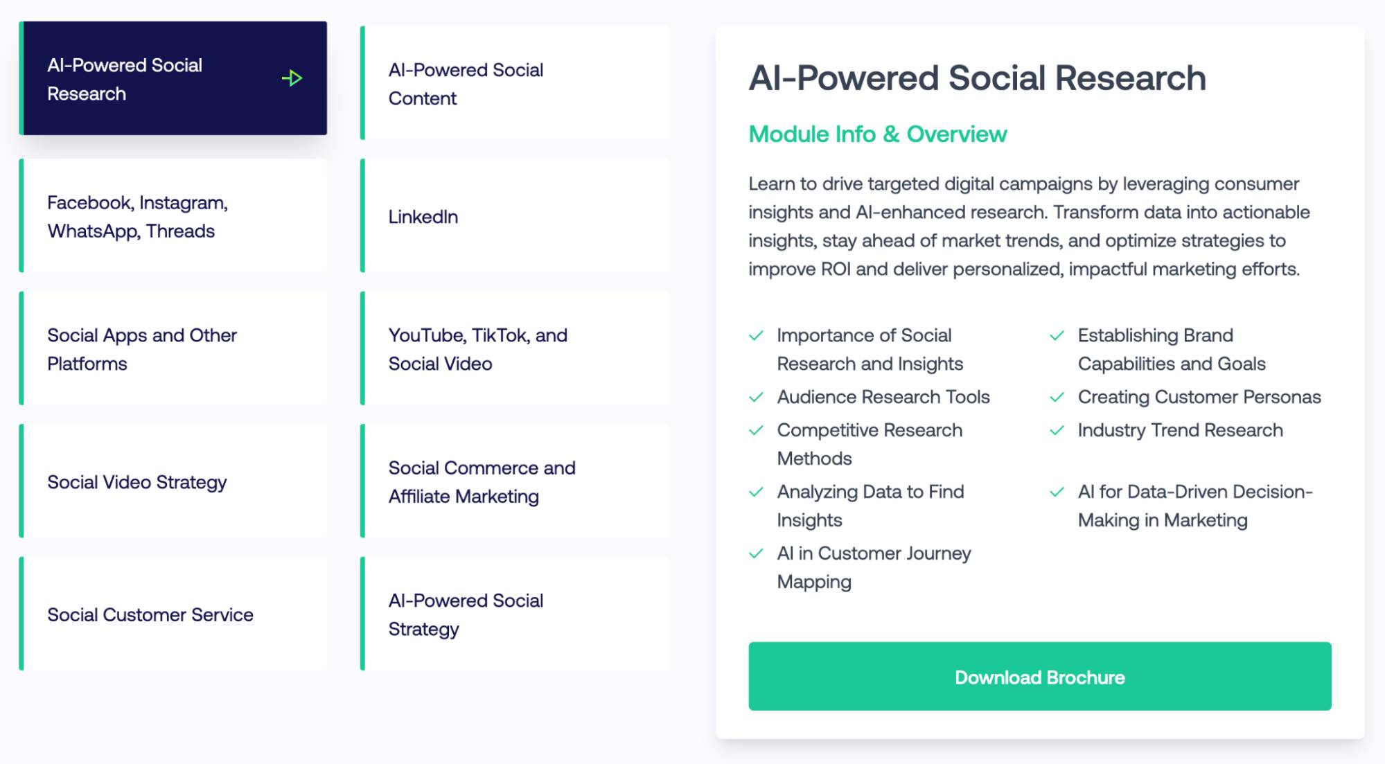 Digital marketing course social media