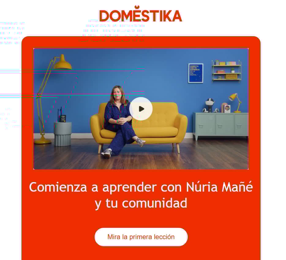 Domestika Email de confirmacion