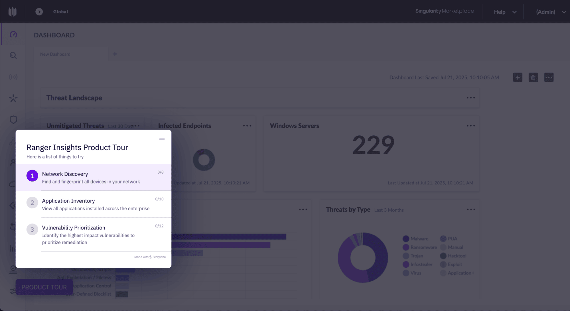 Experiential marketing SentinelOne demo