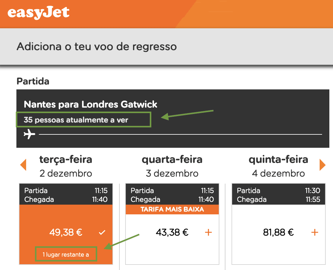 FOMO Marketing EasyJet