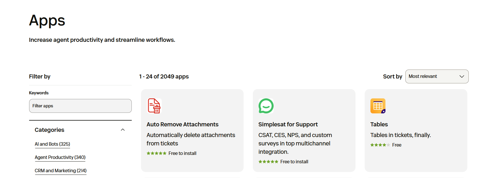 Freshworks vs Zendesk integrations
