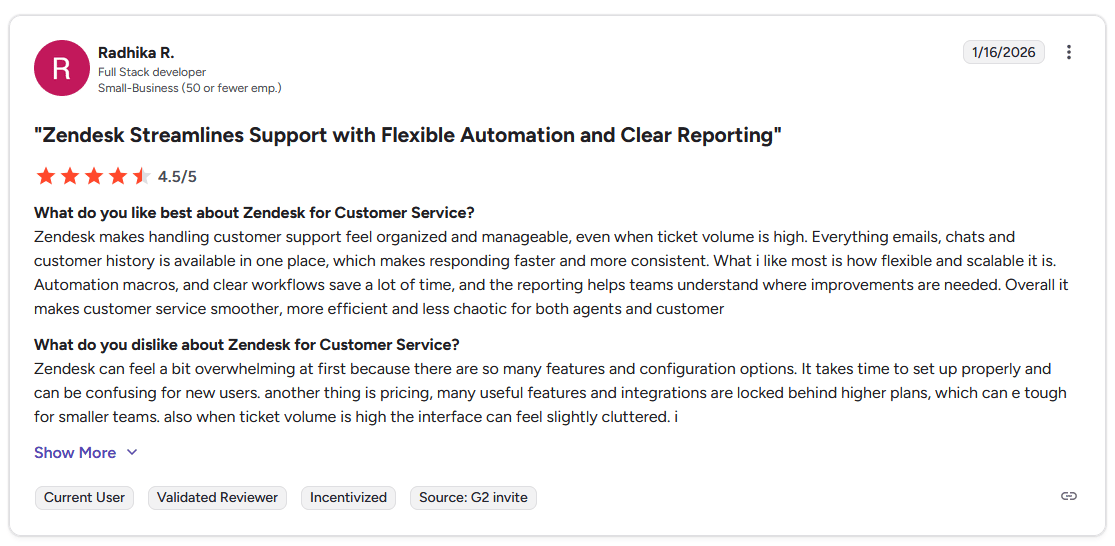 Freshworks vs Zendesk review