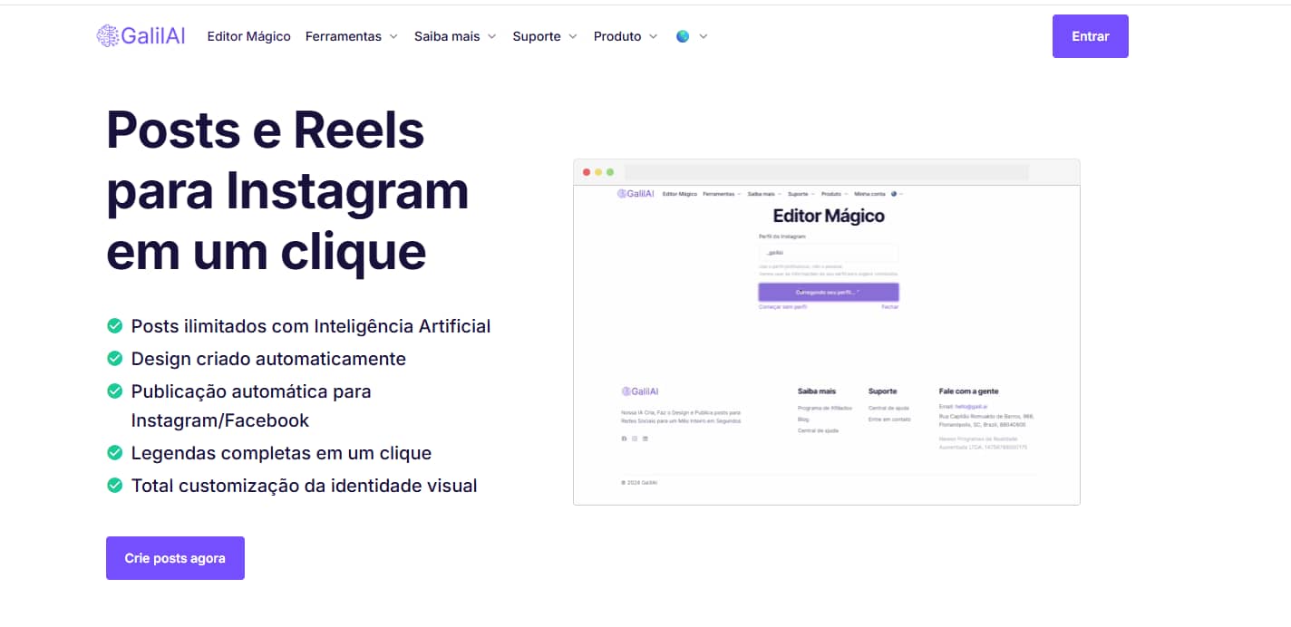 IA para Marketing Digital GalilAI