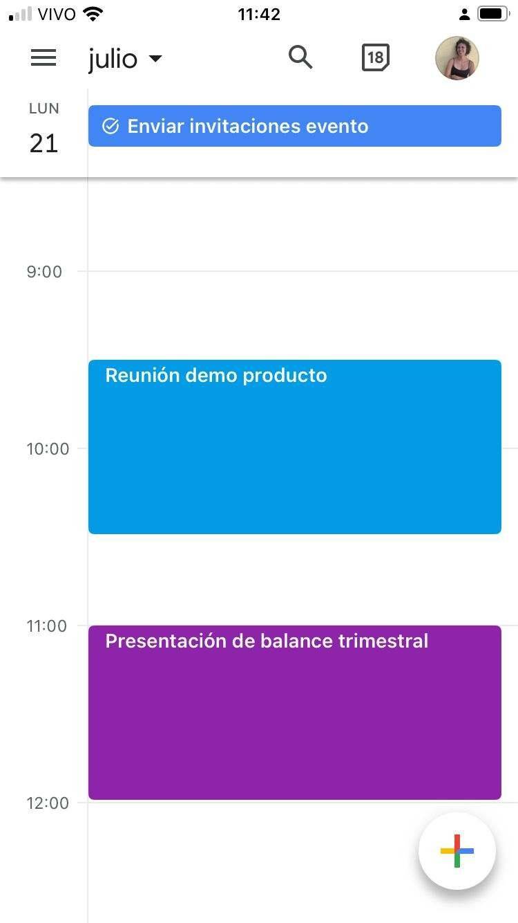 Mejores calendarios para iPhone Google Calendar