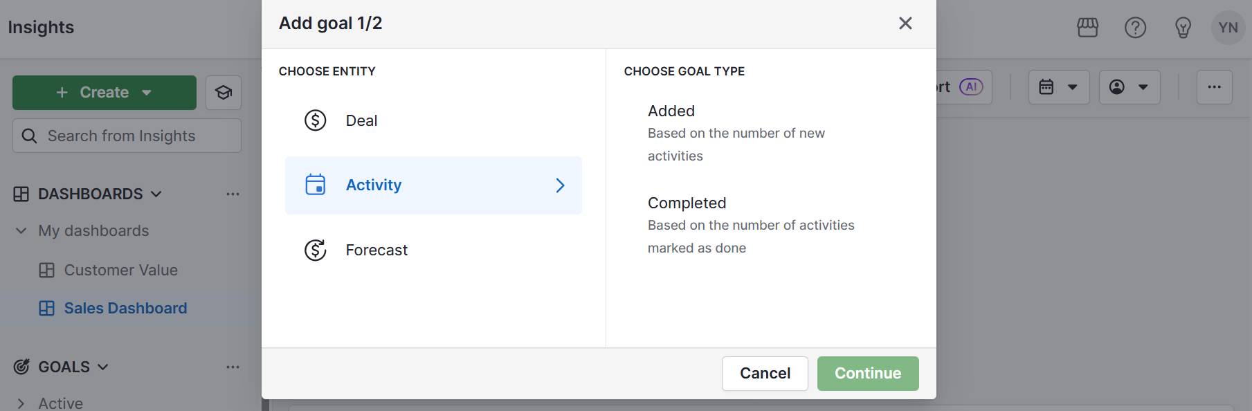 Growth mindset vs. fixed mindset Pipedrive goals