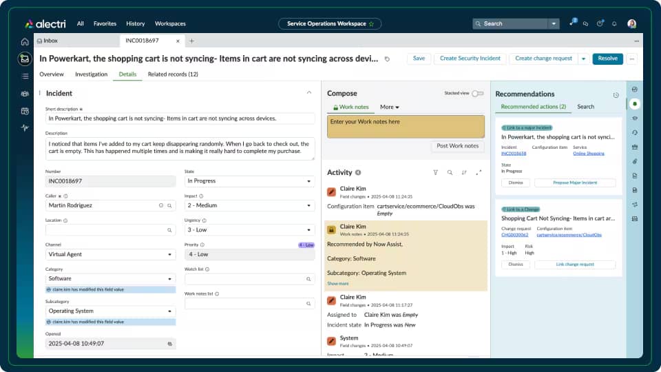  Incident management software Servicenow