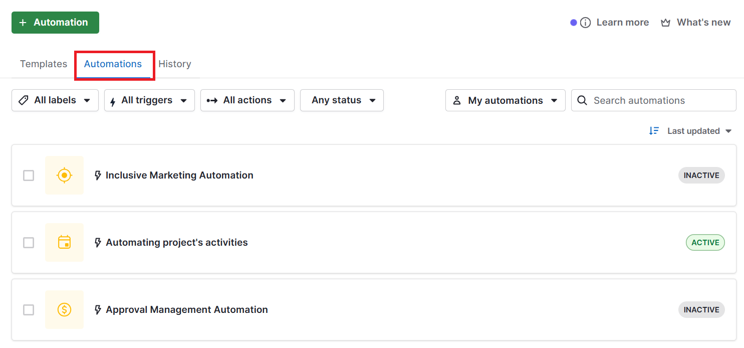 Inclusive marketing Pipedrive workflow automations