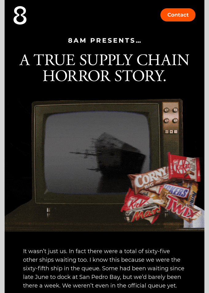 Marketing calendar 8am Creative Halloween email