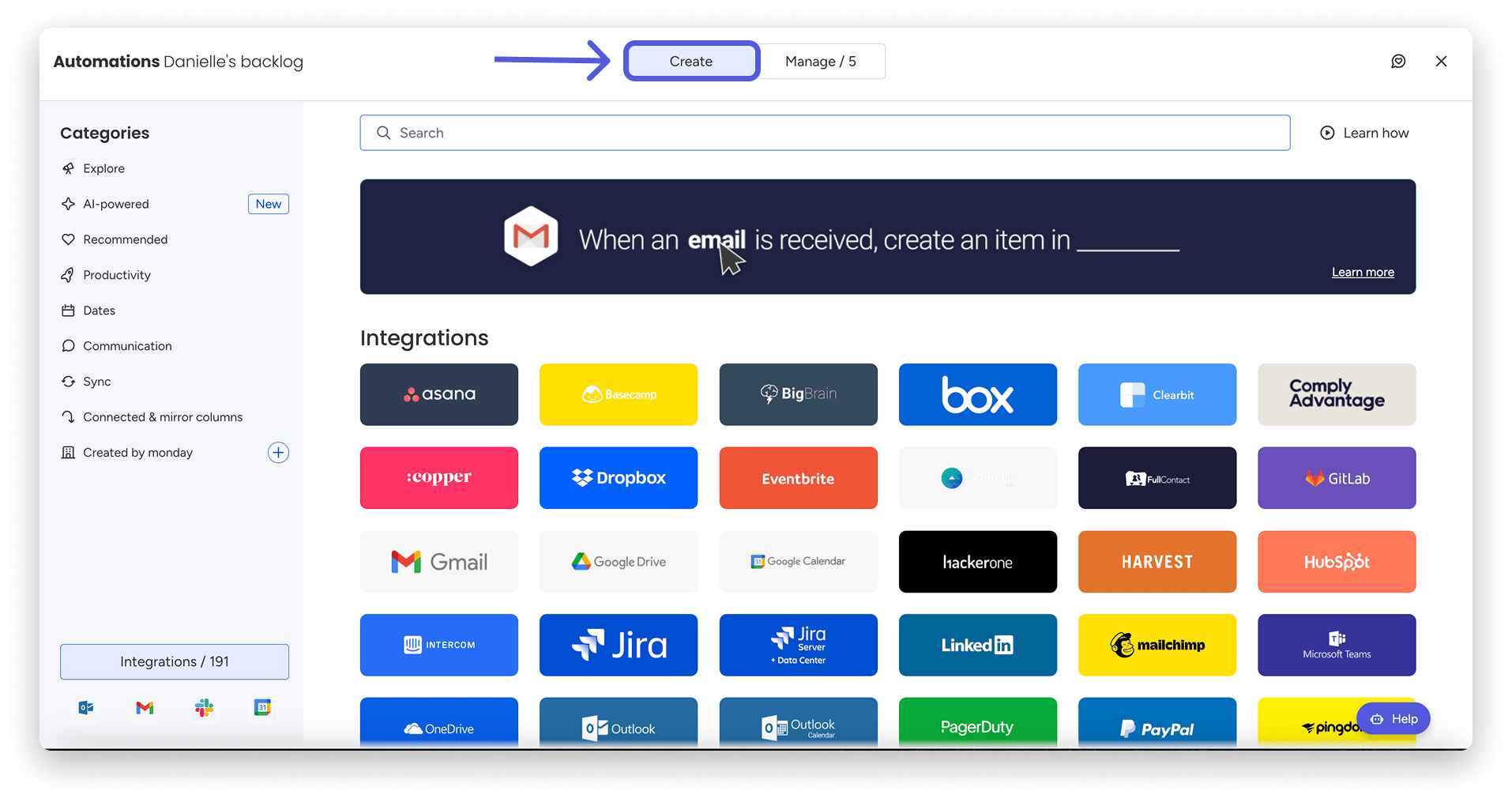 Monday CRM integrations