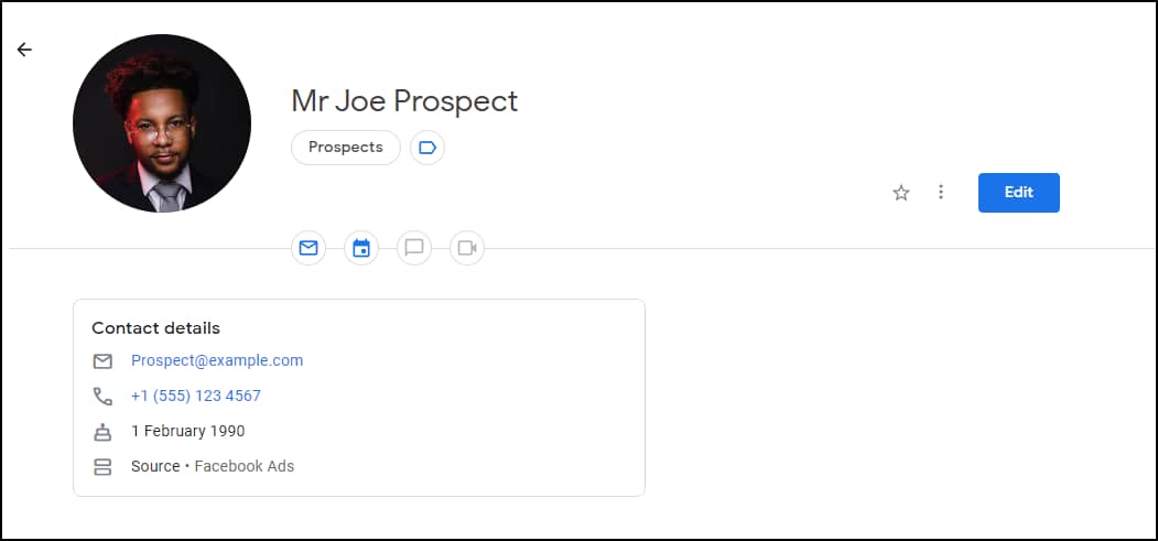 Mr. Joe Prospect