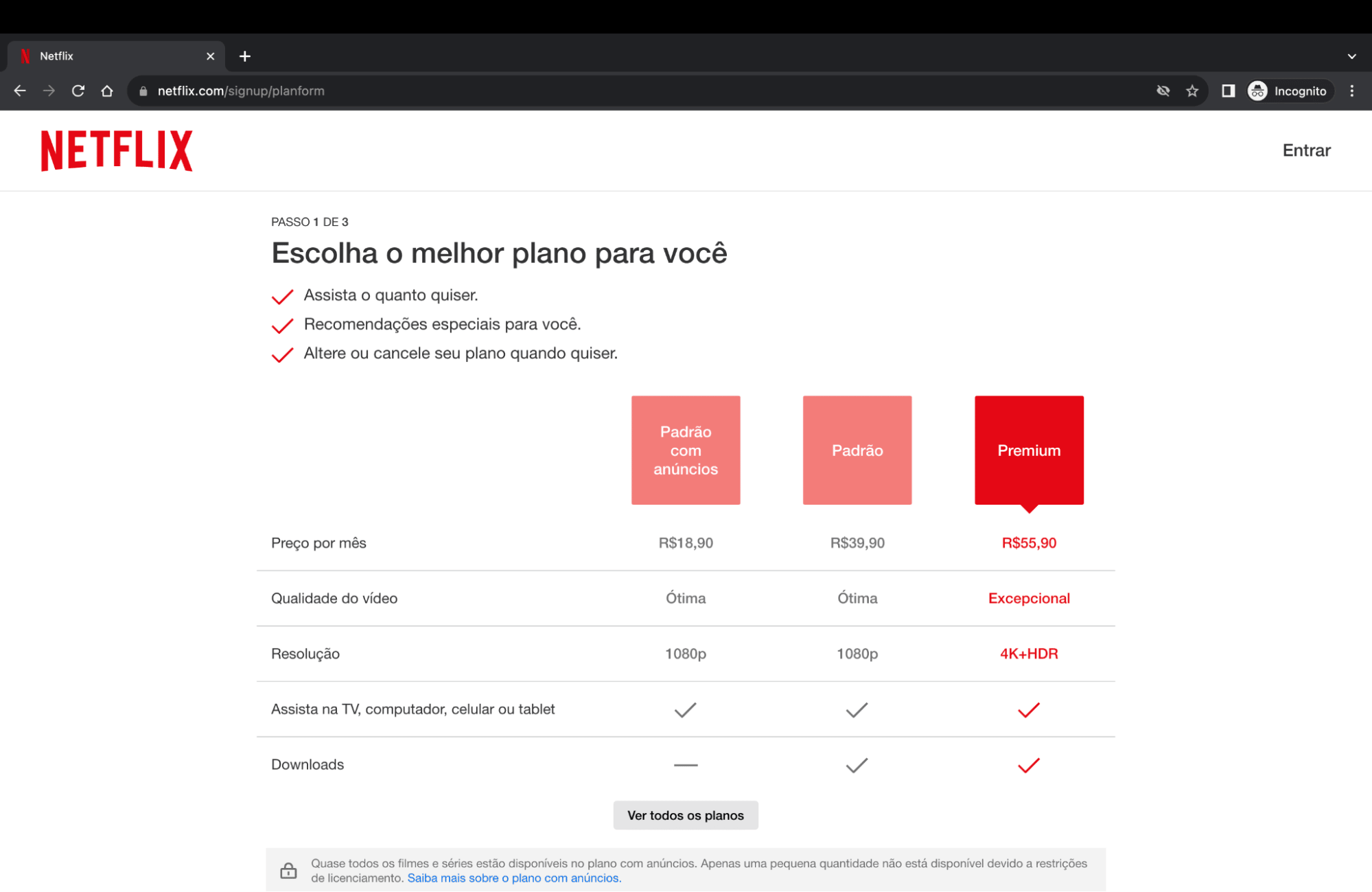 Netflix Cross selling e up selling