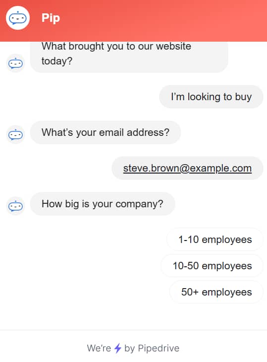 Omnichannel customer service Pipedrive Chatbot