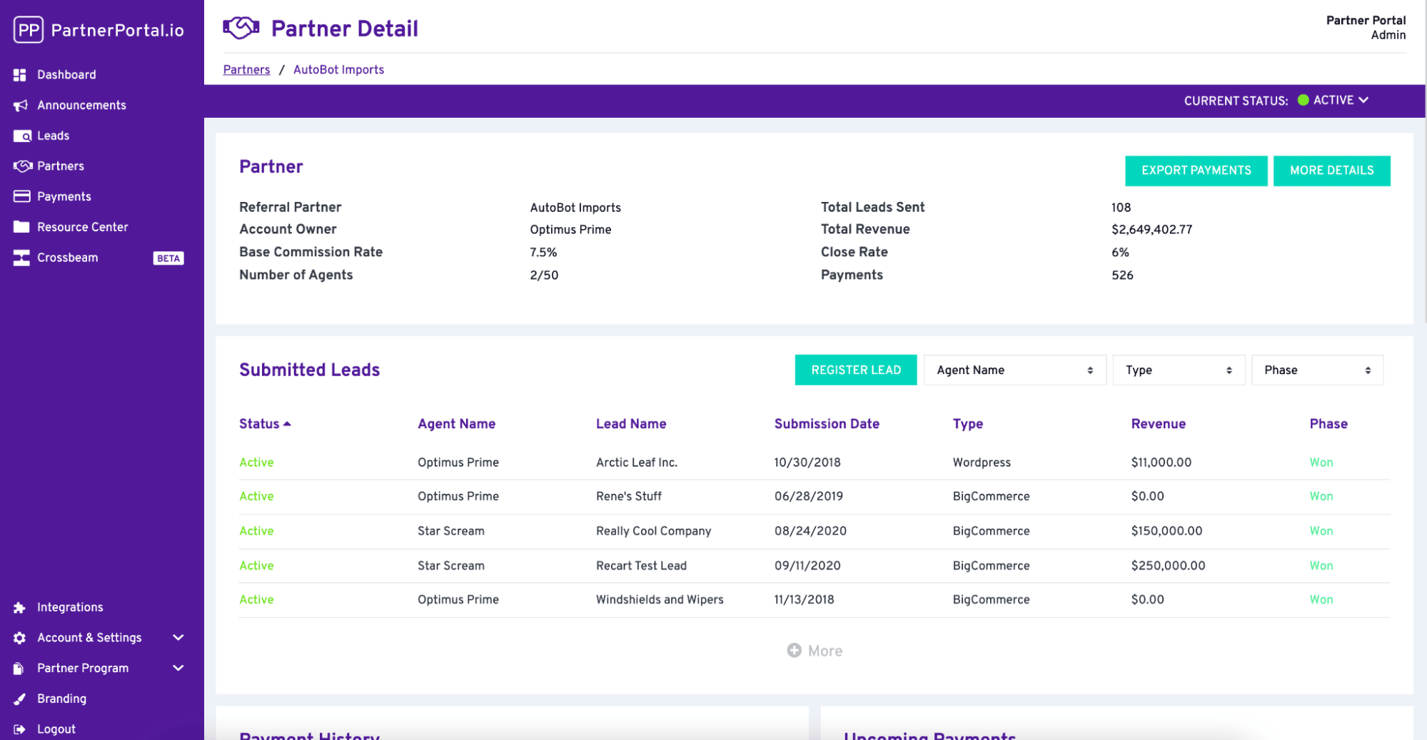 PRM software PartnerPortal.io