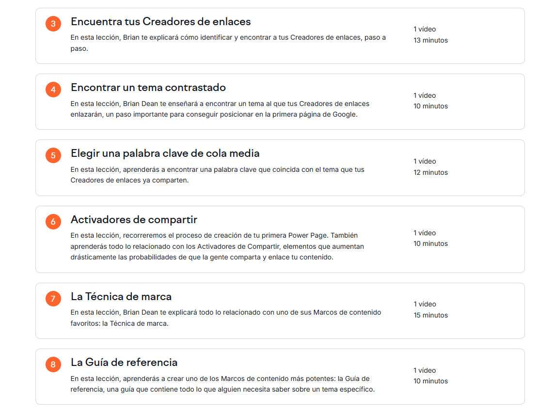  Curso de SEO basado en contenidos con Brian Dean: Semrush