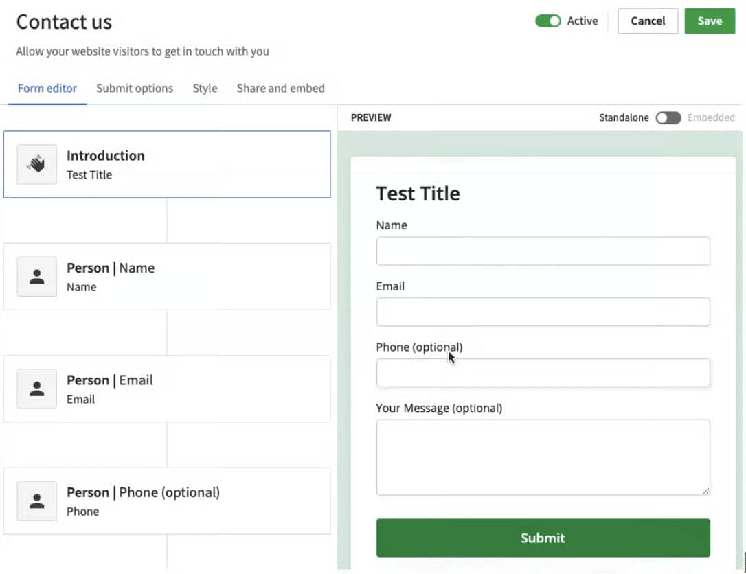 Psychographics in marketing Web Forms designer