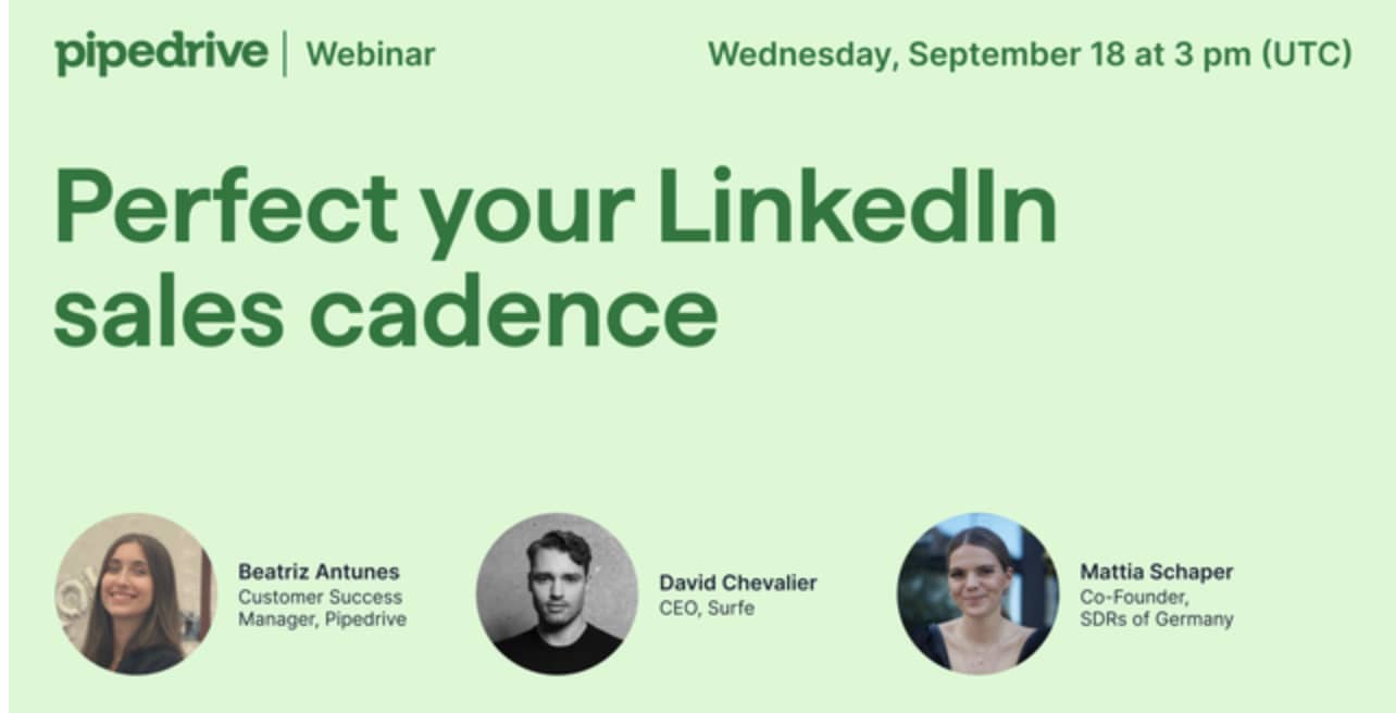 Sales Cadence Webinar